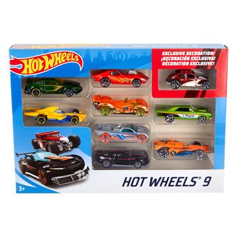 Coffret Hot Wheels 9 véhicules
