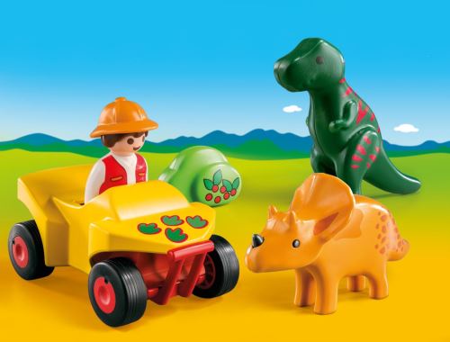 Playmobil 1 2 3 91 Explorateur Et Dinosaures Playmobil Achat Prix Fnac