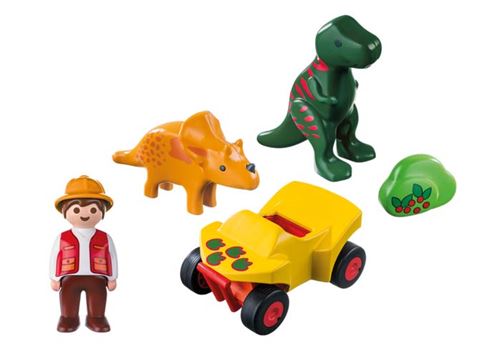 Playmobil 1 2 3 91 Explorateur Et Dinosaures Playmobil Achat Prix Fnac