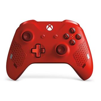 Manette Xbox Microsoft Sans Fil Edition Spéciale Sport Rouge