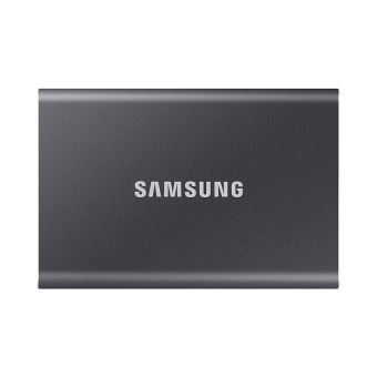 Disque SSD Externe Samsung Portable T7 MU-PC500T/WW 500 Go USB 3.2 Gris titane - 1