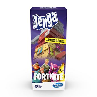 Jeu d'adresse Hasbro Jenga Edition Fortnite