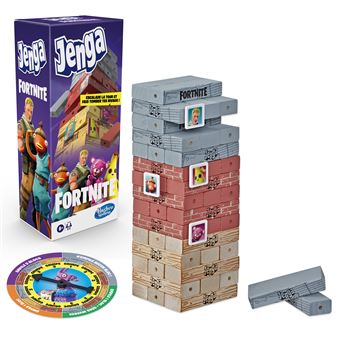 Jeu d'adresse Hasbro Jenga Edition Fortnite