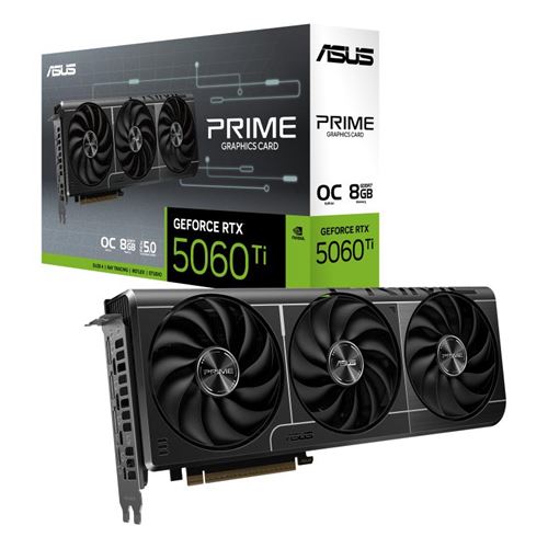 Carte Graphique ASUS PRIME Nvidia GeForce RTX 5060 Ti 8G OC