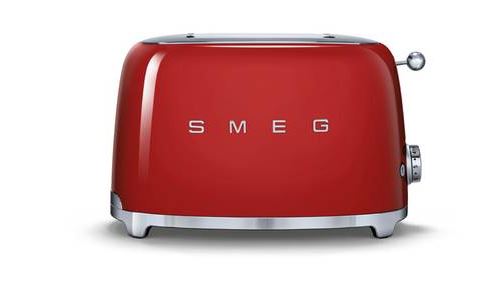 Grille-pain Smeg TSF01 2 fentes Toaster Rouge