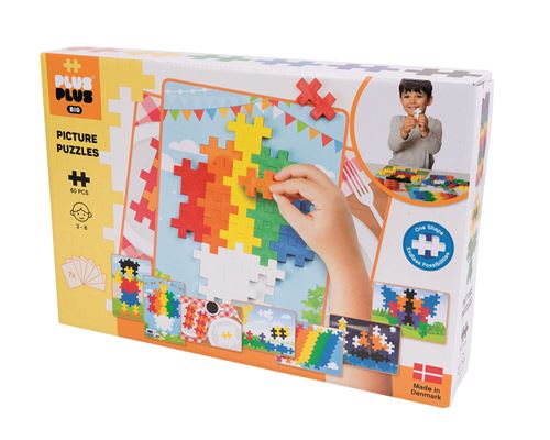 Jeu de construction Plus Plus Puzzle 2D Big basic 60 pièces