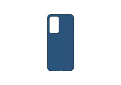 Coque Silicone BigBen Connected pour Oppo Reno 8 Lite Bleu