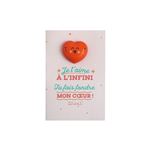 Accessoire de bureau Mr. Wonderful Carte Fondre Mon cœur