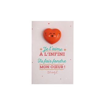 Accessoire de bureau Mr. Wonderful Carte Fondre Mon cœur