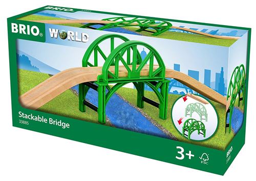 Pont empilable avec rails Brio World