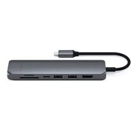 Hub USB Daffodil HUB USB-C HDMI 4K Ultra HD 6-en-1 - Adaptateur Port USB  3.0/2.0, Carte SD/Micro SD USB Alimenté Thunderbolt 3 Rapide - HUB05 - pour  MacBook