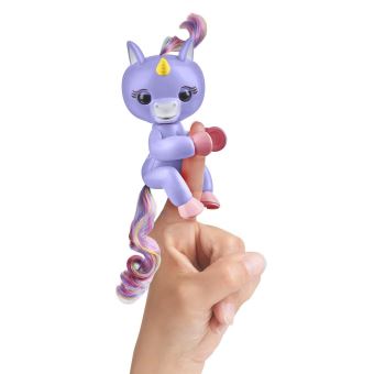 Fingerlings WowWee Bébé licorne interactif Violet - Figurine pour