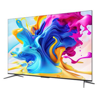 TV QLED TCL 50C645 127 cm 4K UHD Google TV 2023 Aluminium brossé