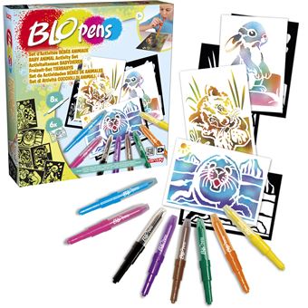 Jeu créatif Lansay Blopens Set d'activités bébé animaux