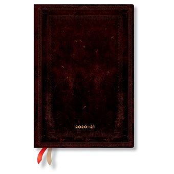 Agenda scolaire Paperblanks 2020 2021 Marocain Midi Semainier Noir