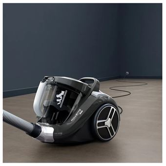 Aspirateur sans sac Rowenta Compact Power XXL Modèle Parquet RO4B36EA 900 W Gris