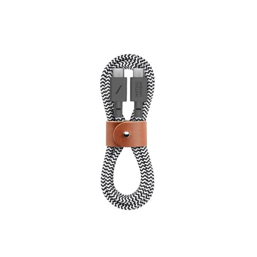 Câble ceinture Native Union USB-C vers USB-C Zebra 1,2m