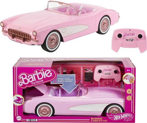 Véhicule Télécommandé Hot Wheels Rc Barbie