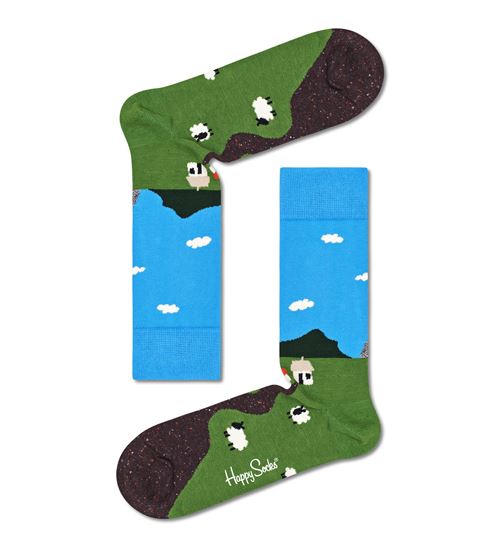 Chaussettes hautes et mi-bas Happy Socks Little House Taille 36-40
