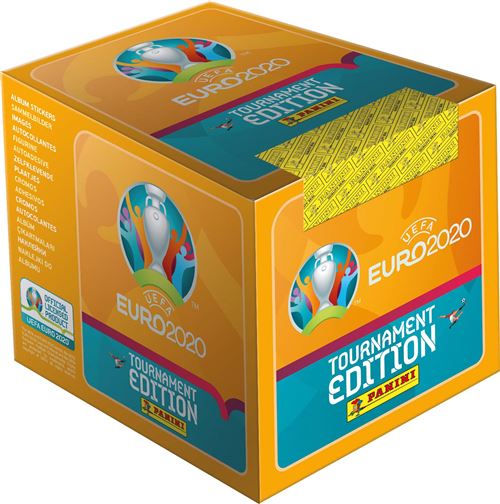 Boîte de 50 pochettes Panini Foot Stickers EURO 2020