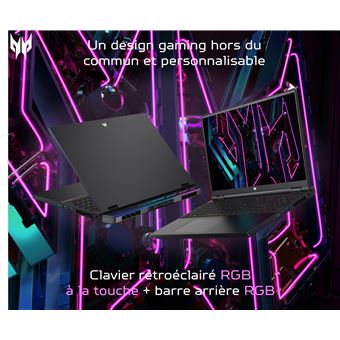 PC Portable Gaming Acer Predator Helios 18 PH18-71-760P 18" Intel Core i7 16 Go RAM 1 To SSD Noir abyssal