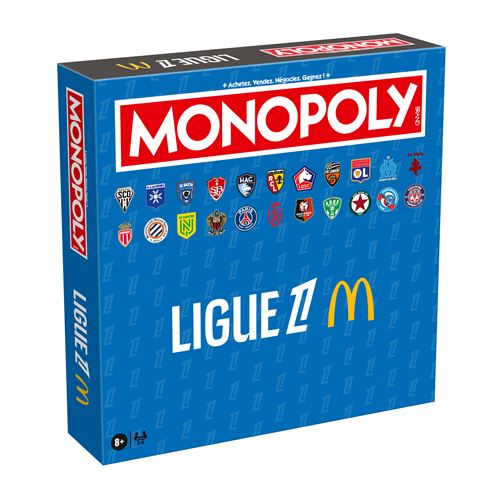 Jeu de Société Winning Moves WM05738-FRE-6 – Monopoly Ligue 1 Football 2 à 6 Joueurs - vue 2