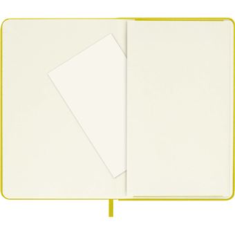 Carnet de poche Moleskine rigide ligné Soie Jaune paille