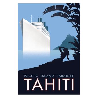 Affiche Sergeant Paper Pacific Island 30x42 cm Edition limitée signée