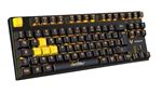 Clavier gaming mécanique filaire Azerty Vitality Red TKL Noir et jaune