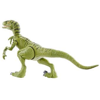 Figurine Jurassic World Attaque sauvage Vélociraptor Vert