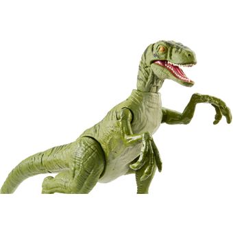 Figurine Jurassic World Attaque sauvage Vélociraptor Vert