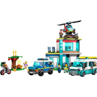 LEGO® City 60371 Le QG des véhicules d’urgence