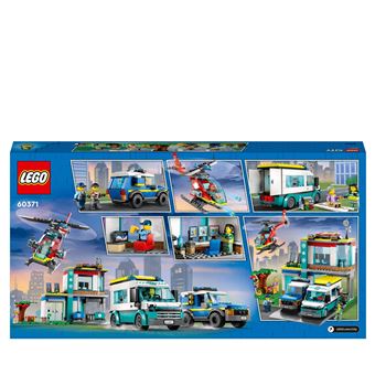 LEGO® City 60371 Le QG des véhicules d’urgence