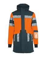 Parka d’hiver réfléchissante Urban Circus UCRR 1 Taille S Orange et Vert