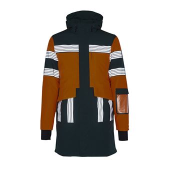 Parka d’hiver réfléchissante Urban Circus UCRR 1 Taille S Orange et Vert