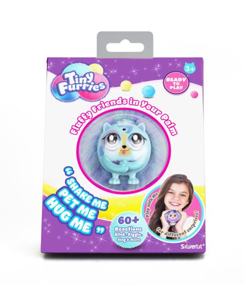 Figurine animal interactif Silverlit Tiny Furries Modèle aléatoire