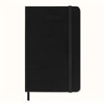 Agenda civil semainier Moleskine Horizontal Format de poche Noir