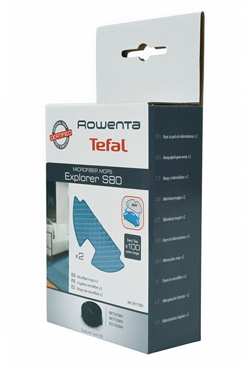 Set De 2 Lingettes Microfibre Rowenta