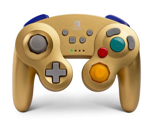 Manette Nintendo Switch Bd&A GameCube sans fil Or