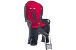 Porte-bébé Hamax Kiss Fixation cadre vélo Noir et Rouge