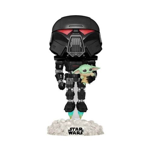 Funko Pop Star Wars Mandalorian Trooper W/Child(Gw)