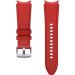 Bracelet hybride en cuir pour montre connectée Samsung Galaxy Watch4 Classic S/L Rouge