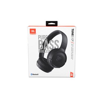 JBL Tune 510 BT - Casque supra-auriculaire sans fil - Son JBL Pure Bass - Bluetooth 5.0 - Jusqu'à 40h d'autonomie - Noir - TV Son Photo