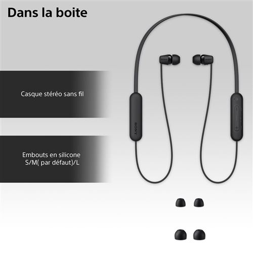 WF C500 écouteurs En Silicone Embouts Pour SONY WF-C500 TWS Vraiment Sans Fil Dans L'oreille Remplacement Embouts D'oreille Bourgeons Manchon S/M/L Blanc/gris