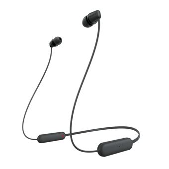 Ecouteurs intra-auriculaire tour de cou sans fil Bluetooth Sony WI-C100 Noir - 1