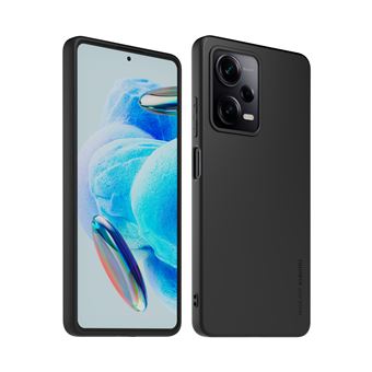 Coque arrière semi-rigide Made For Xiaomi pour Redmi Note 12 Pro 5G Noir