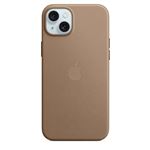 Coque en tissage fin avec MagSafe pour iPhone 15 Plus Taupe