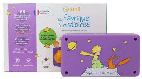 jouet multimedia lunii ma fabrique a histoires edition limitee le petit prince jouet multimedia achat prix fnac