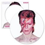 Puzzle 450 pieces rond David Bowie Album Aladin Sane de la marque Aquarius - Dimensions  du puzzle monte : 30 x 30 cm