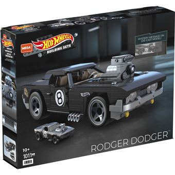 Jeu de construction Mega Construx Hot Wheels Rodger Dodger Noir